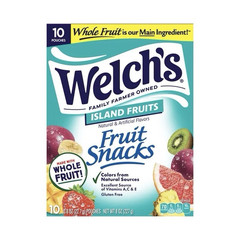 Welch’s Island Fruits Fruit Snacks, Gluten Free, 10 Pouches, 227 g