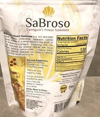 Tablea Camiguin’s best Finest Tsokolate 250g not Responsible If it Melts