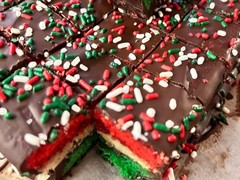 Authentic Italian Rainbow Cookies * Multiple Sizes & Variations Available