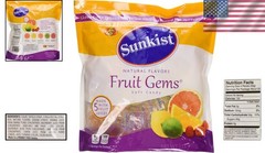 Individually-Wrapped Fruit Gems 32OZ – Keto-Friendly Gummy Delights for Parties