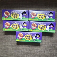 Cadbury Creme Egg 4 Pack Chocolate Fondant Easter Candy LOT OF 5