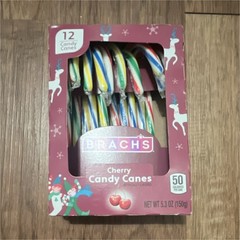 Brach’s Cherry Candy Canes 12 Count 150g