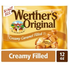 Werther’s Original Creamy Caramel Filled Candy, 12 Ounce (Pack of 1), Cream