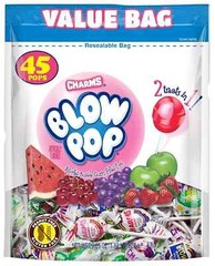 Blow Pops Assorted Flavors 45 Count – 29.25 Ounce Bag