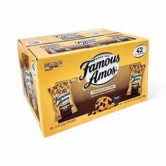 Famous Amos Chocolate Chip Cookies Snack Bags, 2 oz – 42 Count