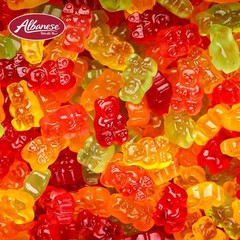 Albanese World’s Best 5 Natural Flavor Gummi Bears, 5lbs of Candy
