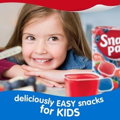 Snack Pack Strawberry & Berry Blue Juicy Gels Cups – 12 Count Family Pack