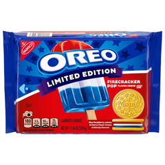 LIMITED EDTION NABISCO OREO FIRECRACKER POP COOKIES 11.46 OZ
