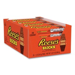 Reese’s Sticks Milk Chocolate Peanut Butter & Crisp Wafers Bars 1.5oz (20 Count)