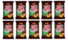 Dark Chocolate Wafer Mango Passion Fruit No Sugar Pobeda Dos-Bros 37g 10pc Snack