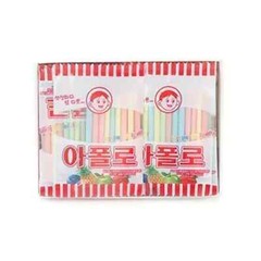 ZEESOON Apollo Straw Korea Candy 10g x 18 packs Old School Childhood Korean …