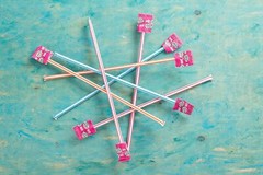Pixy Stix Candy Variety Pack 85 Count Fruity Flavors Grape Cherry Orange
