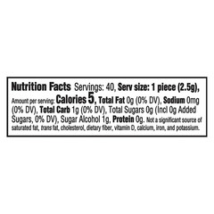 Vibes SOUR PATCH KIDS Blue Raspberry Sugar-Free Chewing Gum, 4 Bottles of 40 Pie