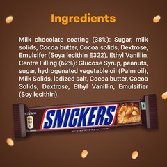 Snickers Peanut Chocolate Bar 20g x 32 Pack | Nougat Caramel Candy f/s