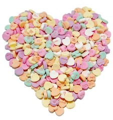 SWEETHEART CONVERSATION HEART CANDY FUN ASSORTED FLAVORS-BULK BAG VALUE-PICK NOW