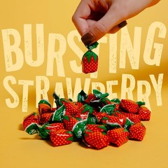 Strawberry Hard Candy Bulk Individually Wrapped 2 lbs Party Favors Filler