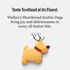 Walker’s Shortbread Traditional Scottie Dog Shaped Cookies, Pure 6 Boxes