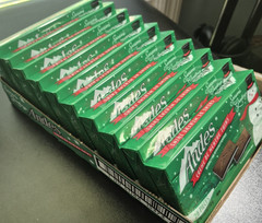 10 Andes Creme De Mint Thins Chocolate Candy Boxes 4.67 oz Each, 280 Pieces