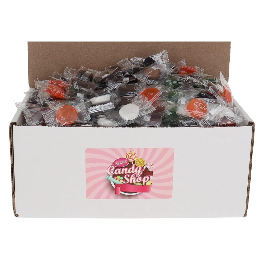 Eda’s Sugar Free Hard Candy Fat Free Zero Carbs Bulk in Box (Old Time Mix)