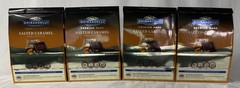 Ghirardelli Lot of 4 Premium Dark Salted Caramel Dark Chocolate Squares 60 oz