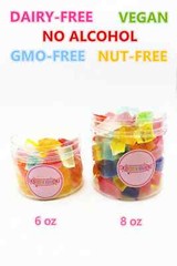 Kohakutou Candy, 8oz jar, Edible Crystal Quartz, Japanese candy, Crystal candy