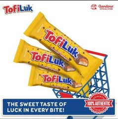 Tofiluk Caramel Crunch Chocolate Bar 33g – 1 Box (pack of 12) Food Snack