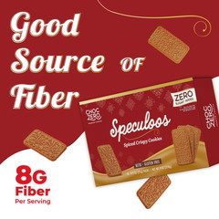 Speculoos Cookies, Gluten Free, No Added Sugar, Spiced Windmill Keto Cookie, 30