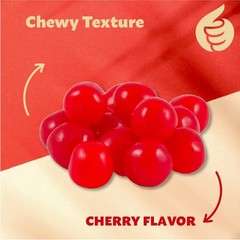 Cherry Sours | 5-Pound Pack | Chewy Sweets | Old-Fashioned Delights | Vacuum Pac
