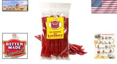 Old Fashioned Red Licorice – 8oz Vegetarian Treat – Bursting with Flavor