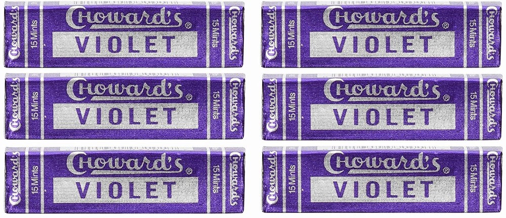 6 Packs Chowards Violet Mints C Howard’s Old Fashioned Mints Nostalgia Candy