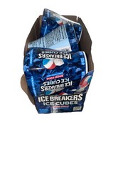 ICE BREAKERS Ice Cubes Gum Snow Cone Flavored Sugar Free 3.24oz ( 6 Count)