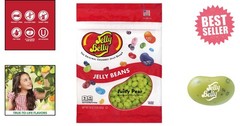 Freshly Made Jelly Beans – 1 Pound Juicy Pear, Resealable & OU Kosher Certified