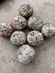 Cannoli Muffins * Cannoli Muffins with Pistachios & Mini Chocolate Chips