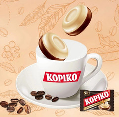 Kopiko Cappuccino Candy 28.2 Oz Bulk 200 Pieces/Jar