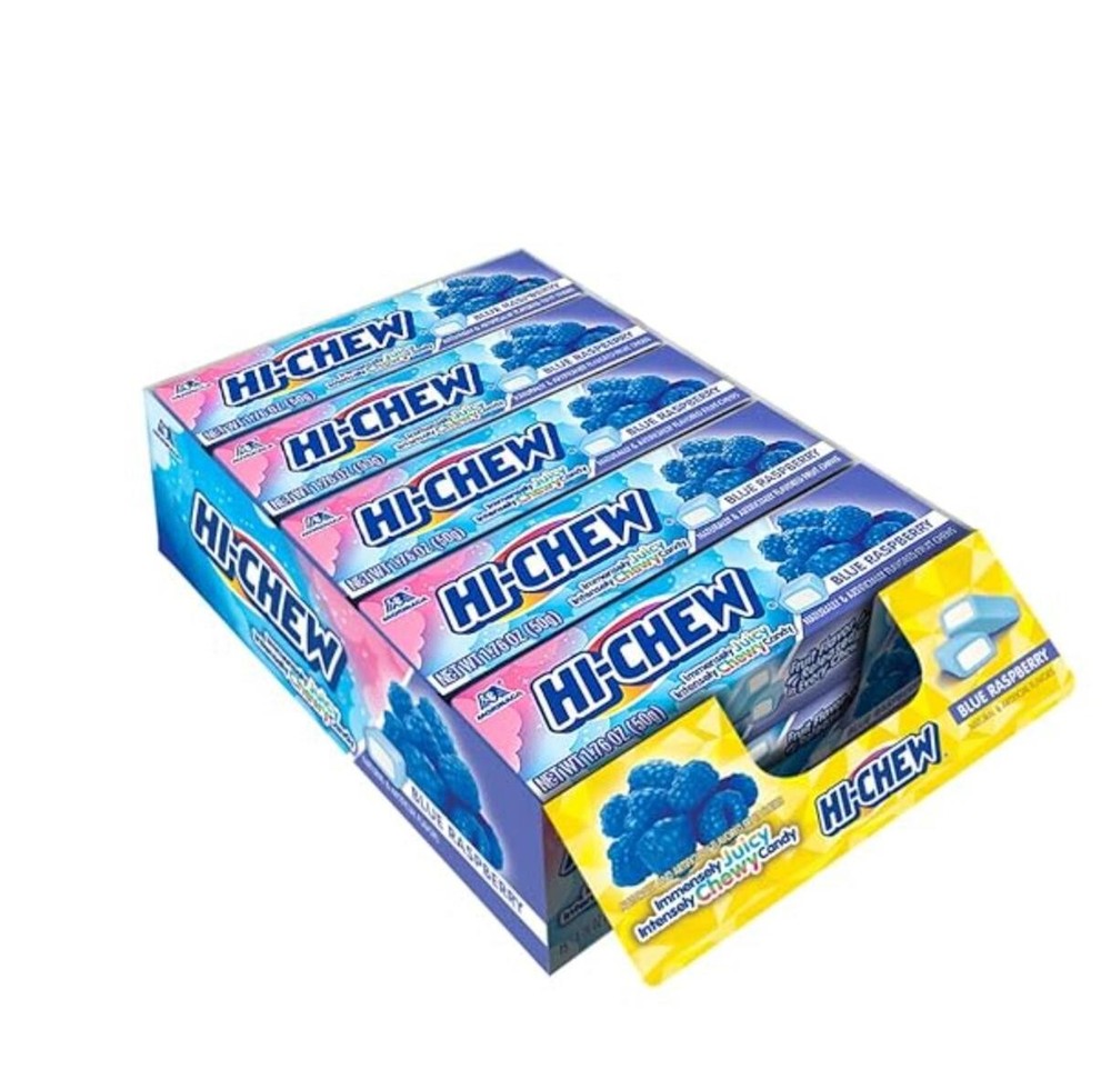 HI-CHEW Blue Raspberry, 1.76oz ea | 15 count