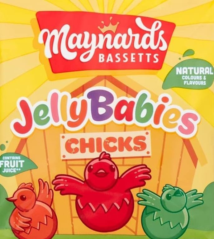 Maynard’s Bassett’s Jelly Babies Chicks Soft Candy 5 LBs British Candies