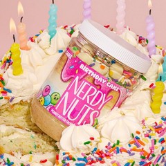 Nerdy Nuts Birthday Cake Peanut Butter Treat – 12oz