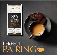 Lindt Excellence 85% Cocoa Dark Chocolate Bar 3.5oz 12 Pack