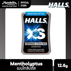 Halls XS Mentholyptus Candy Sugar Free Intense Cooling Travel 12.6 g x 12