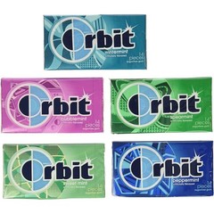 1x Wrigley’s Orbit Peppermint Chewing Gum Sugarfree Bottle Bulk New Lot 55ct