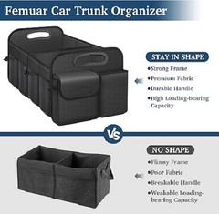Car Trunk Organizer With Large Capacity Waterproof Car Accessories Standard New