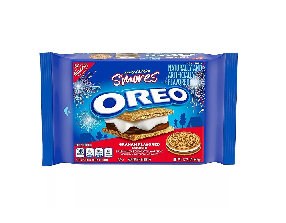 Oreo S’mores Creme Sandwich Cookies Limited Edition 12.2oz Nabisco