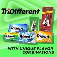 Trident Spearmint Sugar-Free Chewing Gum, 12 14 Count (Pack of 12), 12 packs