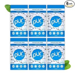 PUR Gum | Aspartame Free Chewing Gum | 100% Xylitol | Natural Peppermint Flavore