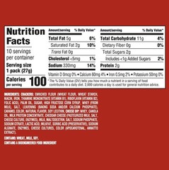 Handi-Snacks RITZ Crackers ‘N Cheesy Dip Snack Packs – 10 Count