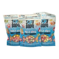 Sow Good Candy Freeze Dried Sweet Squares Lot of 3 Bags (4.2 OZ) New & Sealed!!