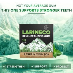 Larineco Remineralizing Gum with Nano Hydroxyapatite & Xylitol – Sugar-Free Cinn