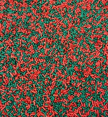 SweetGourmet Sprinkles Nonpareils | Red Green Christmas Mix | 1Lb FREE SHIPPING!