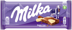 4 MILKA HAPPY COW Alpine Milk & White Chocolate Bars 100g 3.5oz