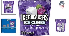 Ice Cubes Arctic Grape Chewing Gum, 8.11 oz Sugar Free Freshness in Every Piece